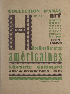 cover image of Histoires américaines
